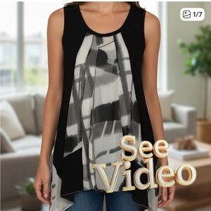 👛 (ANY 2/$20) MINKAS Lined Lightweight Long Length Tunic Top. See Video